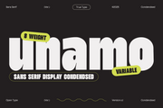 TT Unamo - Sans Display Condensed