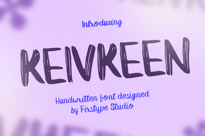 FT Keivkeen - Handwritten Font - Pixel Surplus