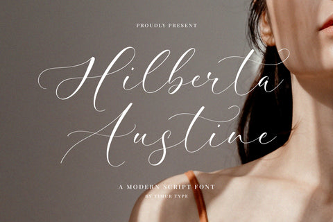 Hilberta Austine – Modern Script Font