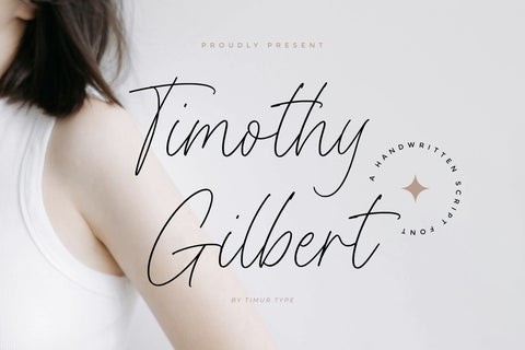 Timothy Gilbert - Handwritten Script Font