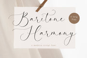 Baritone Harmony - Modern Script Font - Pixel Surplus