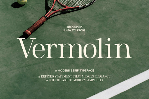 TT Vermolin — Modern Classy Serif