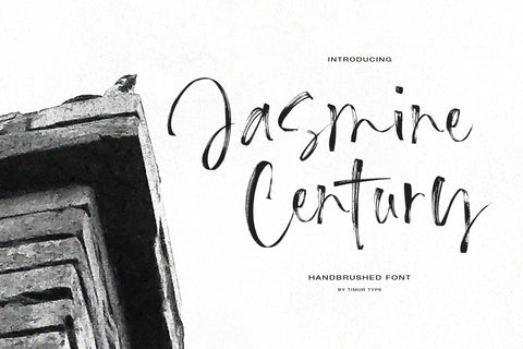 Jasmine Century – Handbrushed Font