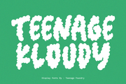 Teenage Kloudy Display Font