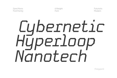 Field Mono – Futuristic Monospaced Font for Tech, UI/UX, and Cyberpunk Branding