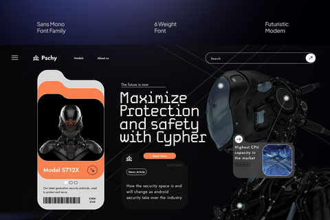 Field Mono – Futuristic Monospaced Font for Tech, UI/UX, and Cyberpunk Branding