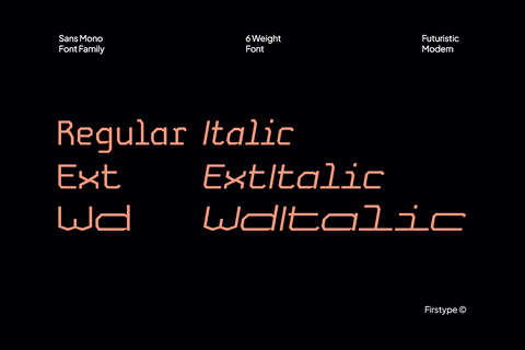 Field Mono – Futuristic Monospaced Font for Tech, UI/UX, and Cyberpunk Branding