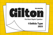 Gilton | Playful Family Font