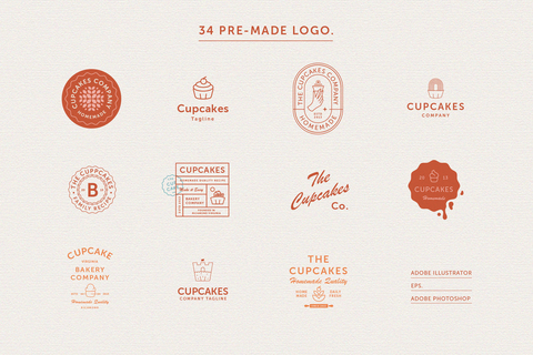 Cupcake Branding Kit