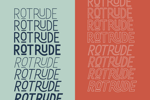 Rotrude Sans (16 FONTS) - 40% OFF
