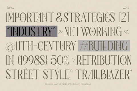 TBJ Gramon Condensed Stylish Font