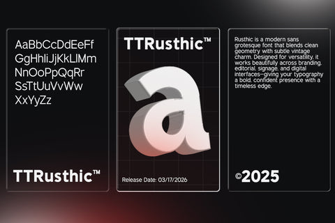 TT Rustic Grotesque Sans