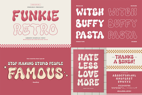 The Hype Summer Groove Font Bundle