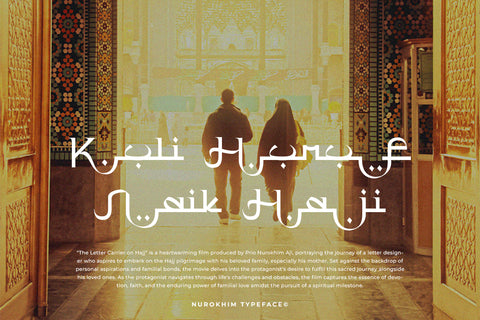 Nurokhim - Arabic Style Font