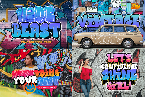 The Hype Summer Groove Font Bundle