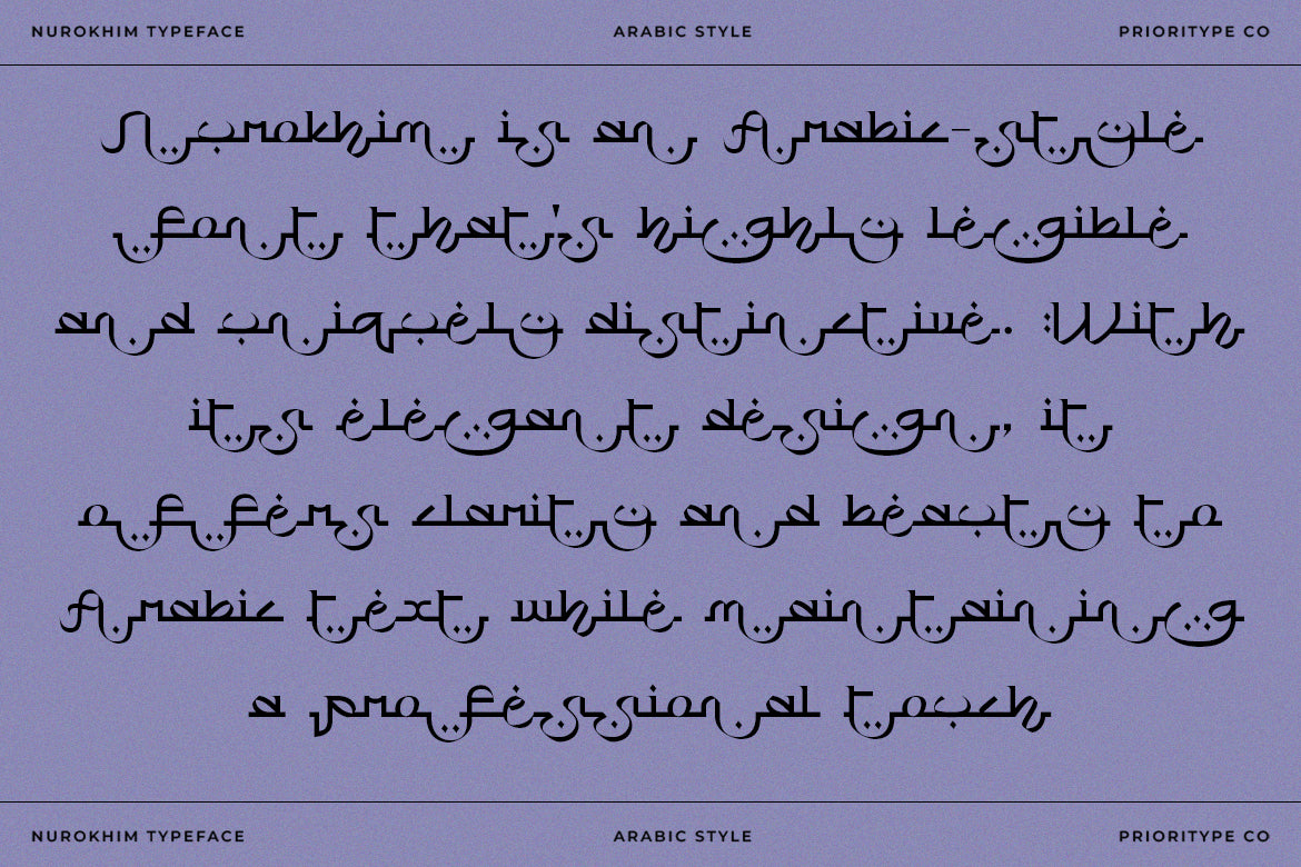 Nurokhim - Arabic Style Font – Pixel Surplus