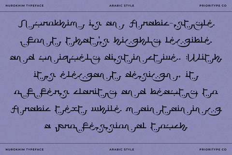 Nurokhim - Arabic Style Font