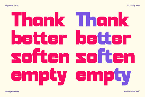 GC Infinity - Display Bold Sans