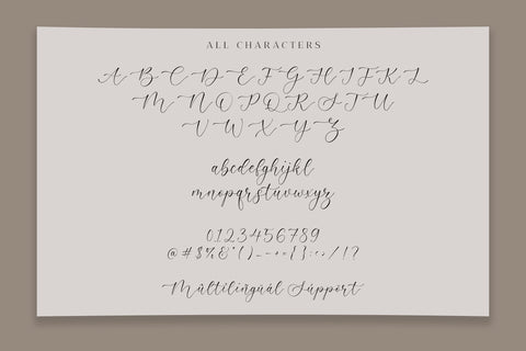 Admire Camelia - Modern Script Font