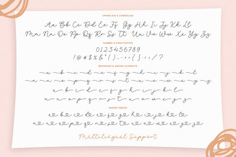 Cutie Danila - Monoline Script Font