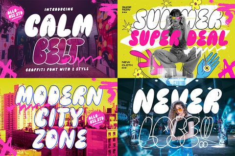 The Hype Summer Groove Font Bundle