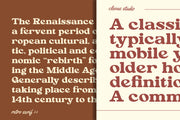 Autumn Sweet | Modern Bold Serif Font