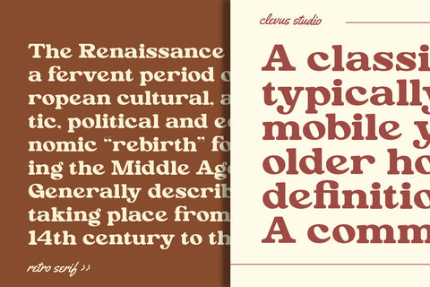 Autumn Sweet | Modern Bold Serif Font