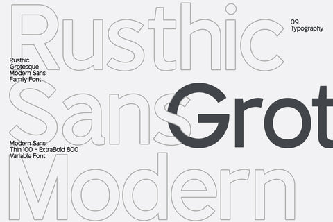 TT Rustic Grotesque Sans