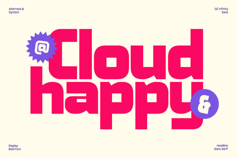 GC Infinity - Display Bold Sans