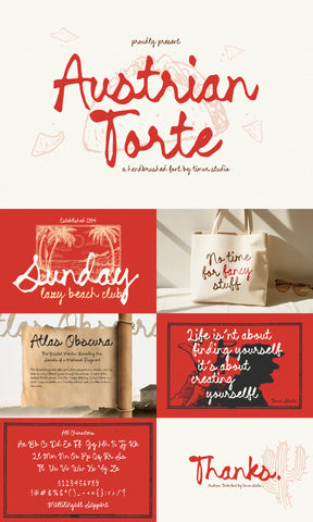 The Cursive Font Collection