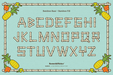 Bamboo - A Fun Tropical Display Font