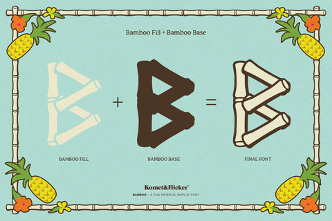 Bamboo - A Fun Tropical Display Font