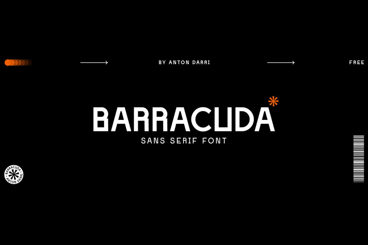 Barracuda - Free Sans Serif Typeface – Pixel Surplus