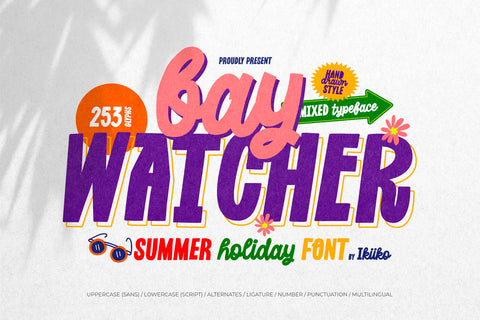 Bay Watcher - Summer Holiday Font