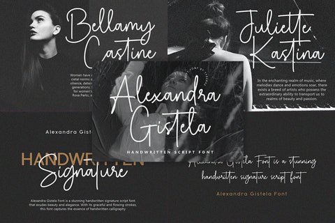 Beautiful Script Font Bundle Vol 1