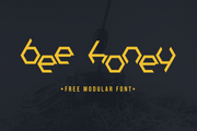 Bee Honey - Free Modular Font