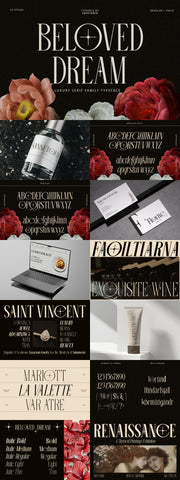 The Enchanted Wedding Font Collection