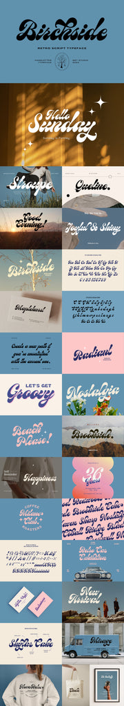 The Cursive Font Collection