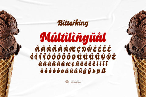 Bitterking - Retro Delicious Font