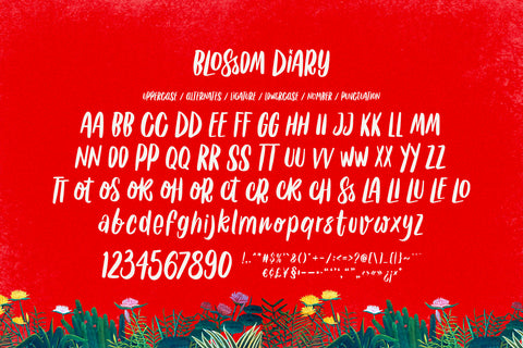 Blossom Diary - Chic Handwritten Font