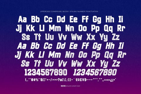 Boltzer - Athletic Sport Font