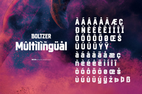Boltzer - Athletic Sport Font