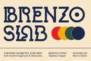 Brenzo - Slab Serif