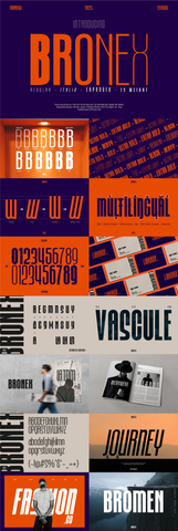 The Unique Sans Serif Font Bundle