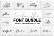 Versatile Handwritten Font Bundle