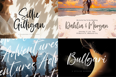 Versatile Handwritten Font Bundle