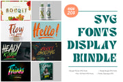 The SVG Fonts Display Bundle