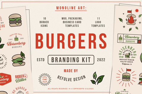 Burger Branding Kit