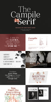 The Striking Serif Font Collection