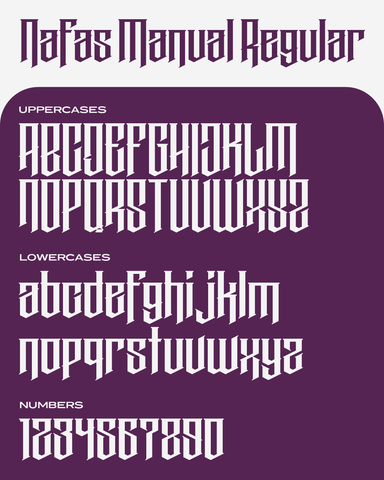 Nafas Manual - Free Display Font